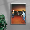 CATCH ME, IF YOU CAN contemporary wall art print by Ces XC - sold by DROOL