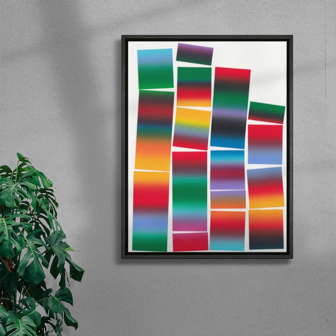 I'm Ok contemporary wall art print by Amber Vittoria - sold by DROOL