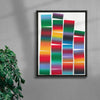 I'm Ok contemporary wall art print by Amber Vittoria - sold by DROOL
