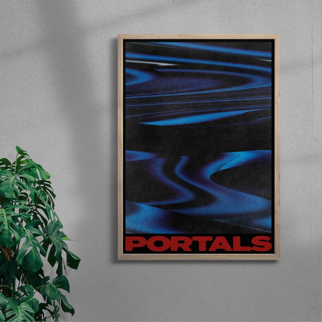 Portals contemporary wall art print by Henry M. - sold by DROOL