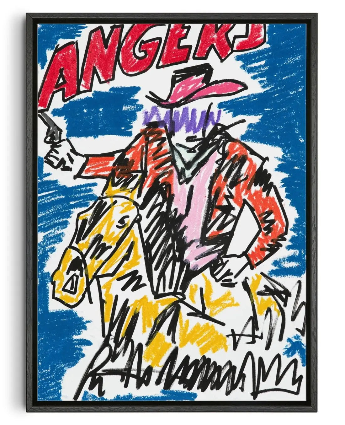 Charge contemporary wall art print by Caitlin Flood-Molyneux - sold by DROOL