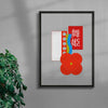 Maihime contemporary wall art print by Ren Morita - sold by DROOL