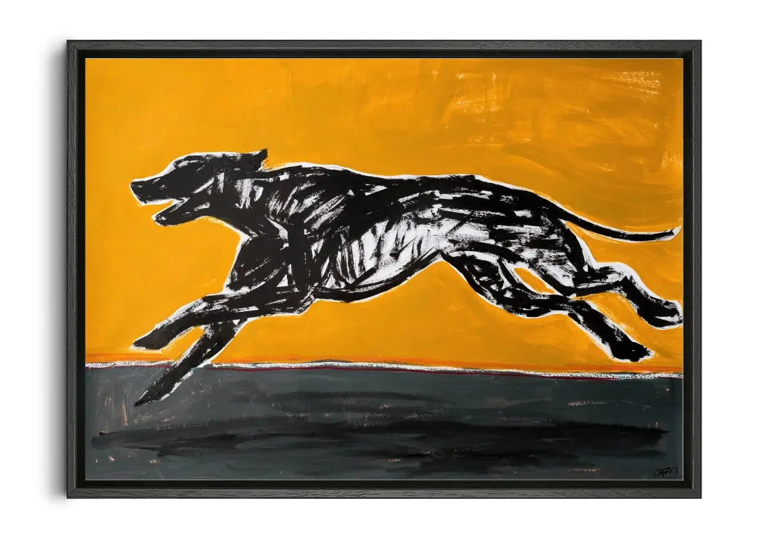 Leap of Faith contemporary canvas print by Caitlin Flood-Molyneux - sold by DROOL