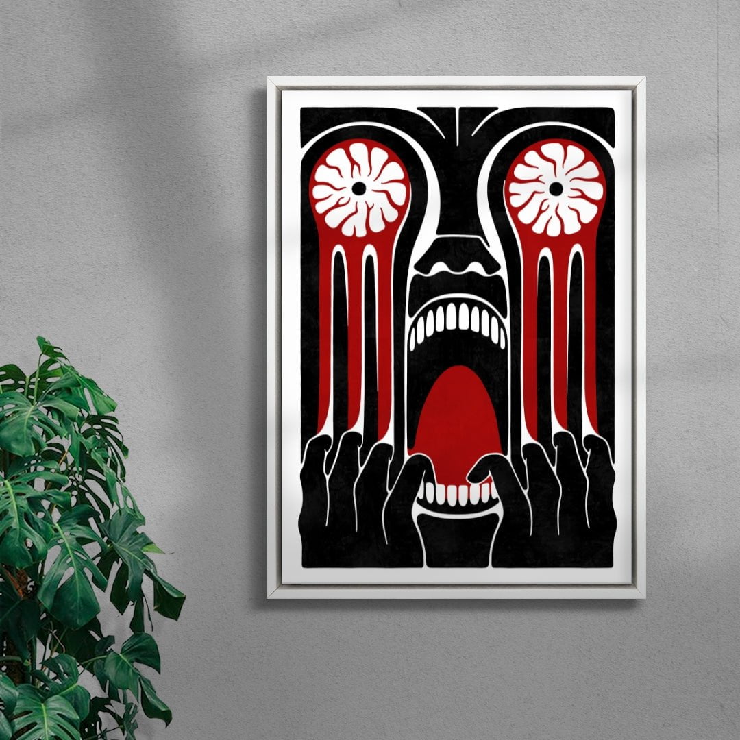 Big Beautiful Painting contemporary wall art print by Henrik Delehag - sold by DROOL