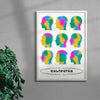Headspace contemporary wall art print by Studio Trikken - sold by DROOL