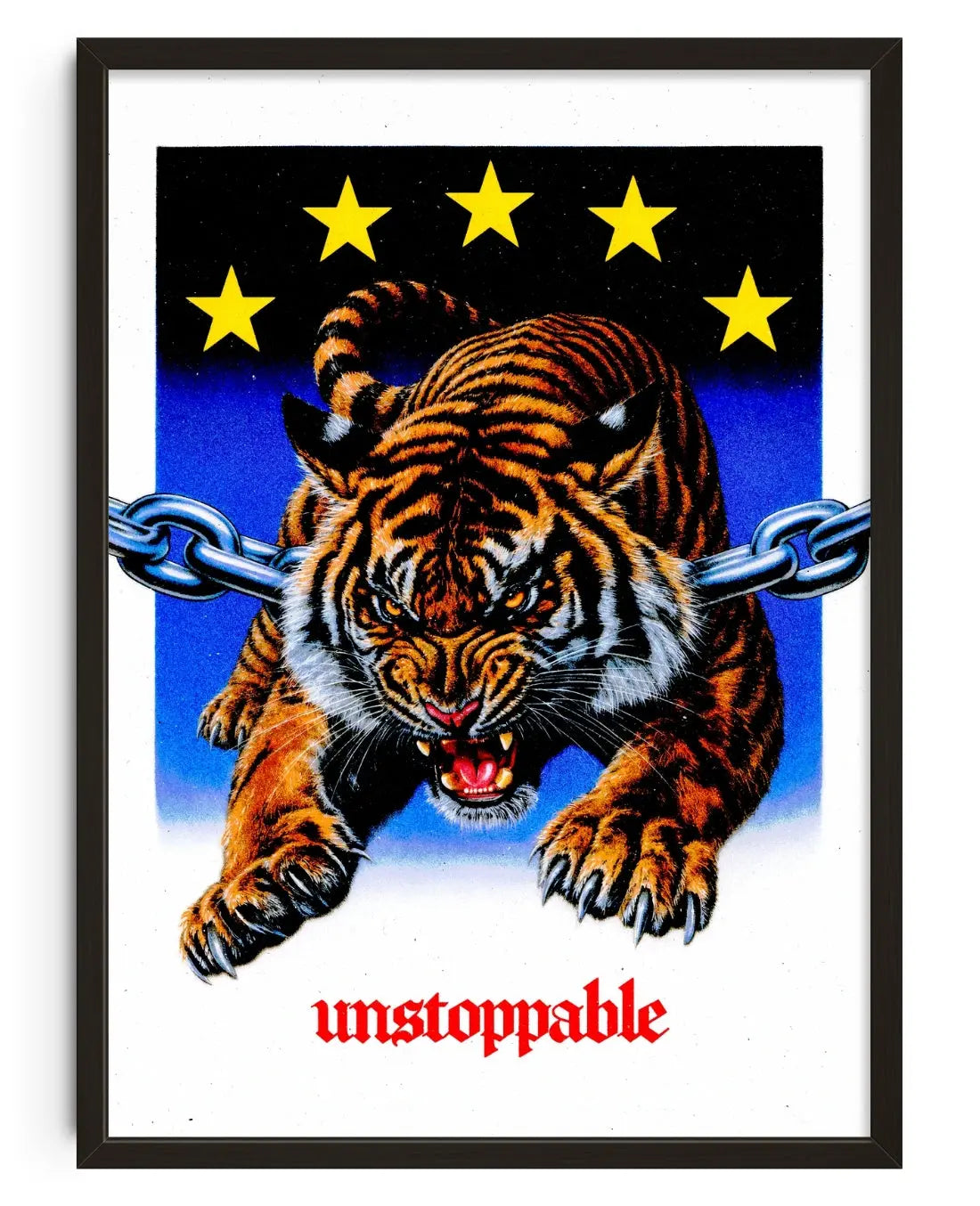 unstoppable contemporary art print by Blank Embrace - sold by DROOL