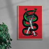 Fear Eats the Soul contemporary wall art print by Othman Zougam - sold by DROOL