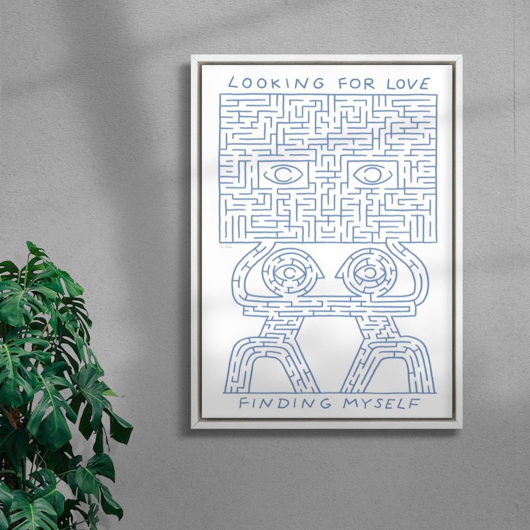 Looking For Love contemporary wall art print by Eric Schwarz - sold by DROOL