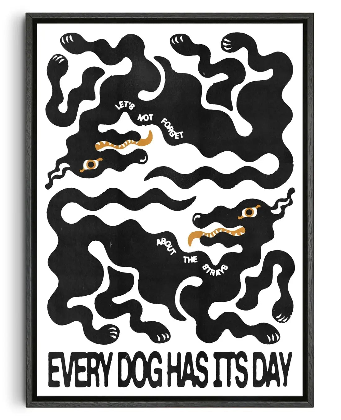 Every Dog contemporary wall art print by Alexander Khabbazi - sold by DROOL