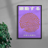 Oscillate contemporary wall art print by Will Da Costa - sold by DROOL