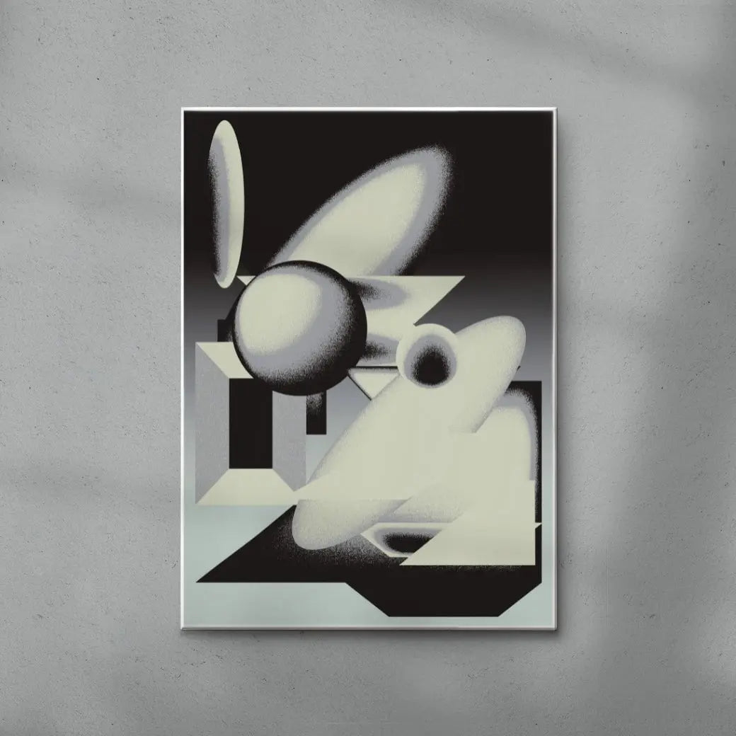 Neo Cubism contemporary wall art print by Casiel Checoni - sold by DROOL