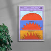 VARIATIONS ON A STAR contemporary wall art print by Ricardo Schultz Ferraro - sold by DROOL