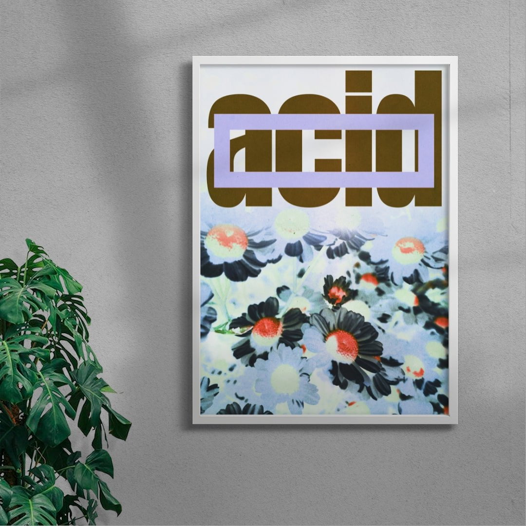 Acid 1 contemporary wall art print by Edan Strachan - sold by DROOL