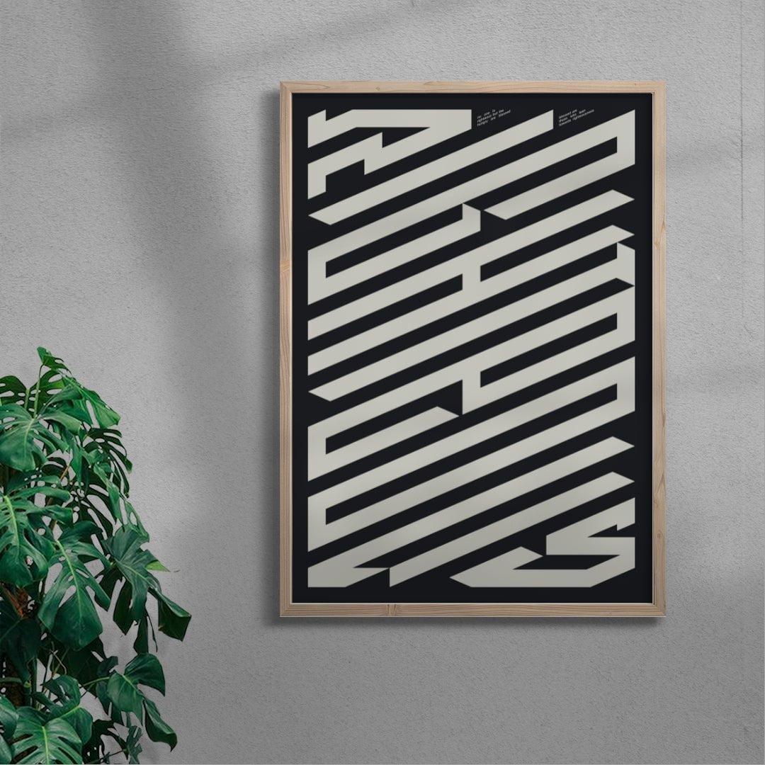 RIGHTEOUS contemporary wall art print by Xtian Miller - sold by DROOL