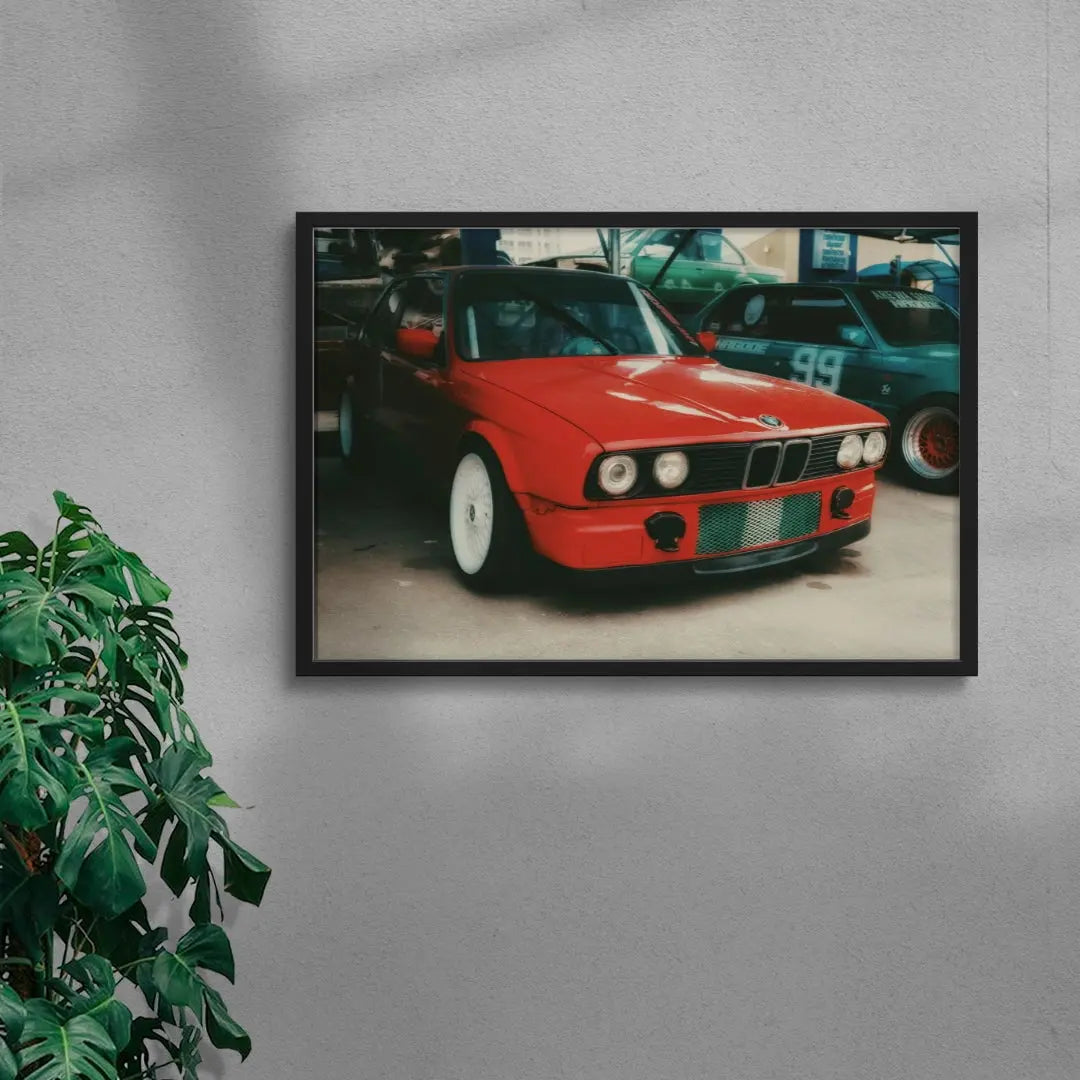 BMW E30 contemporary wall art print by Abdullahi Santuraki - sold by DROOL