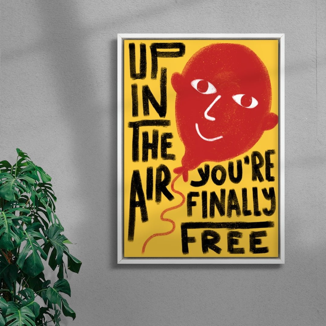 Up in the Air contemporary wall art print by Carilla Karahan - sold by DROOL