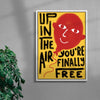 Up in the Air contemporary wall art print by Carilla Karahan - sold by DROOL