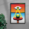 The Eye that Sees All contemporary wall art print by Samuel Finch - sold by DROOL