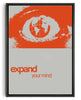 Load image into Gallery viewer, Expand your mind contemporary wall art print by Adam Foster - sold by DROOL