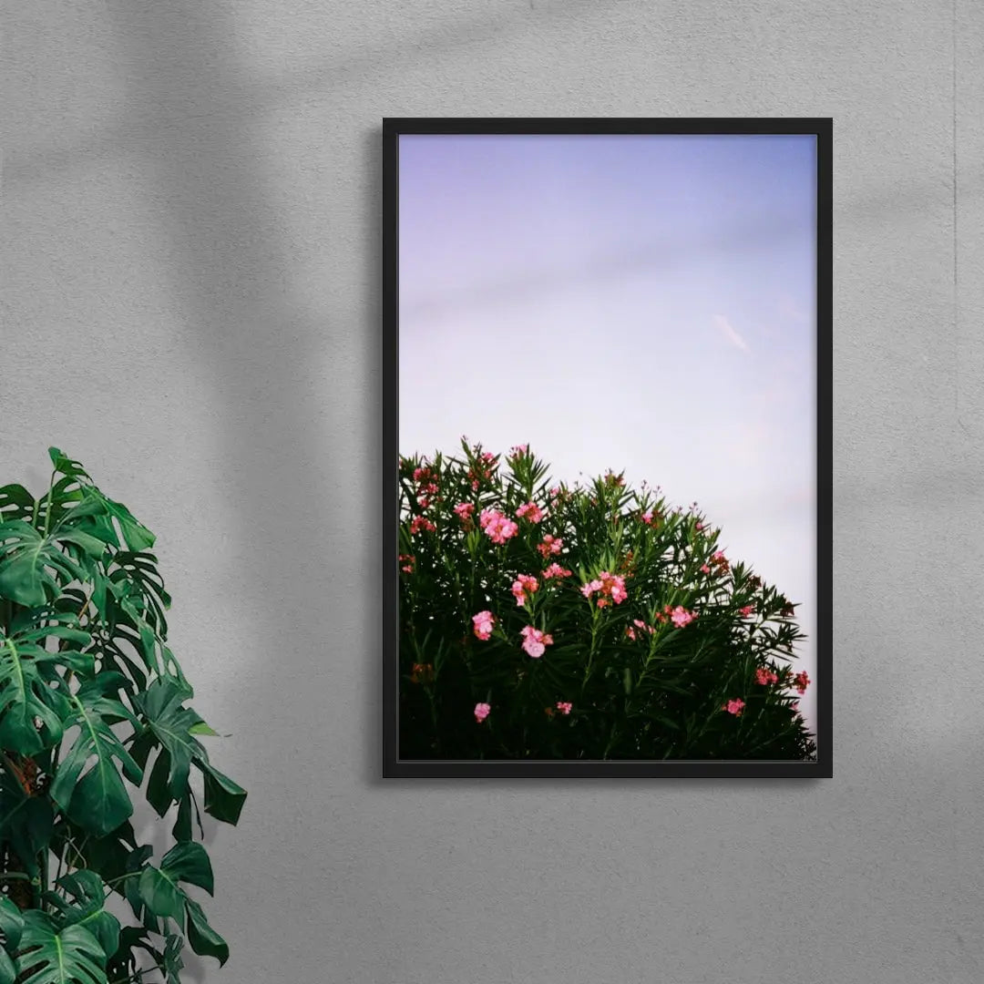 Pink Blossoms contemporary wall art print by Sebastian Wolf - sold by DROOL