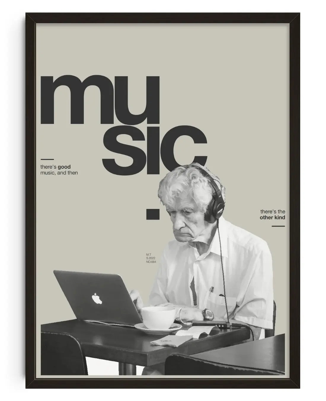 Music contemporary wall art print by Mirza Talovic - sold by DROOL