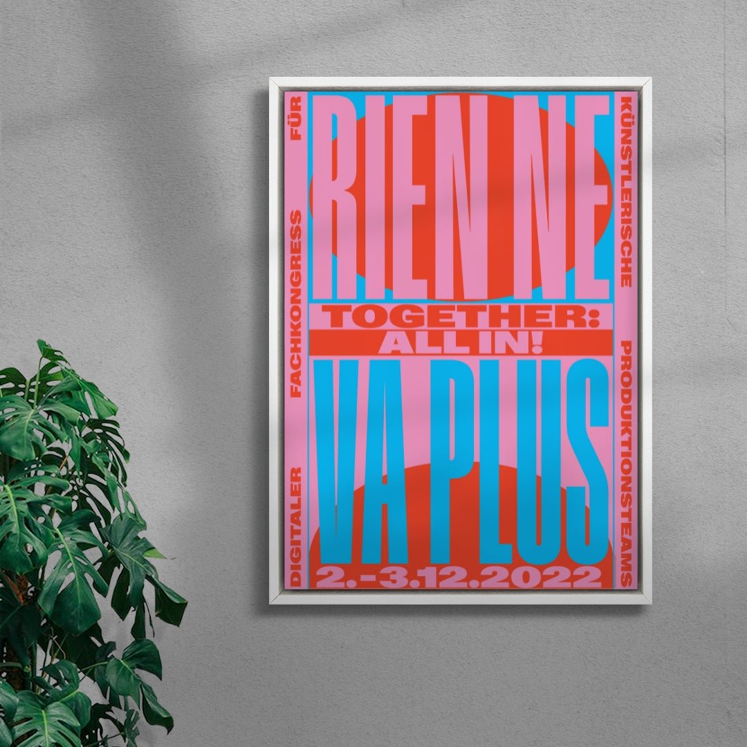 Rien ne va plus contemporary wall art print by Sara Cristina Moser - sold by DROOL