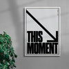 THIS MOMENT contemporary wall art print by Brad Mead - sold by DROOL