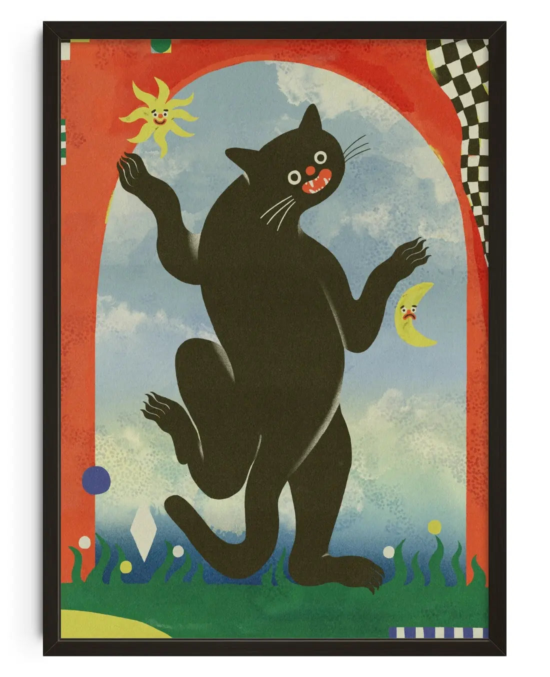 Spring contemporary art print by Zsófia Győrfi - sold by DROOL