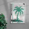 Palm’s Spaghetti contemporary wall art print by Dom Russo - sold by DROOL