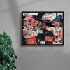 Midnight Emotions Whilst in New York contemporary wall art print by Caitlin Flood-Molyneux - sold by DROOL