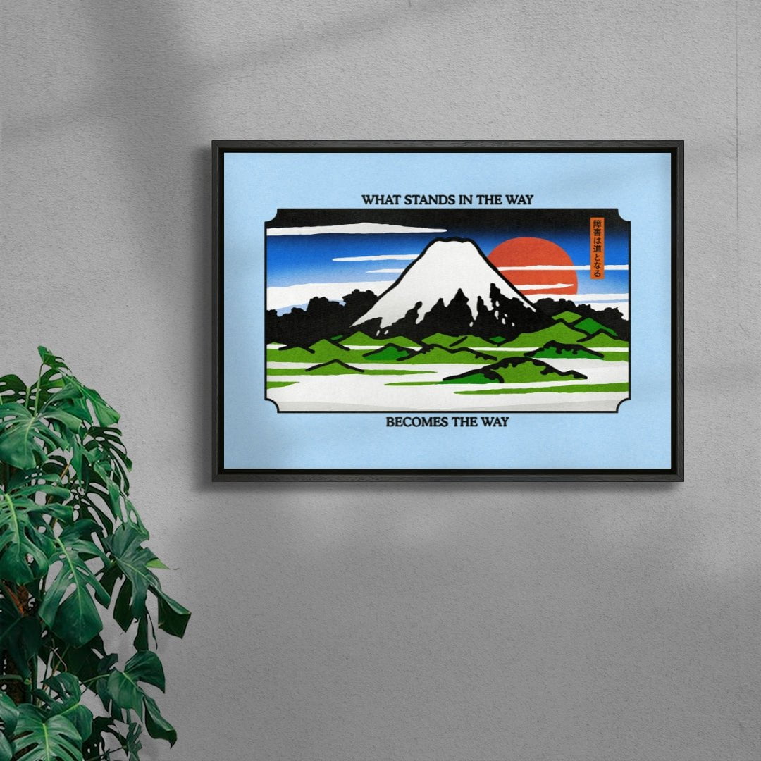 What Stands in the Way contemporary wall art print by Othman Zougam - sold by DROOL