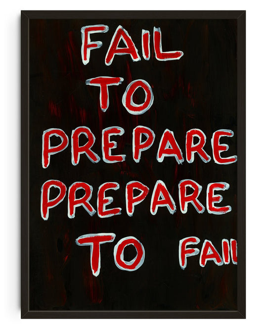 Prepárate para fallar