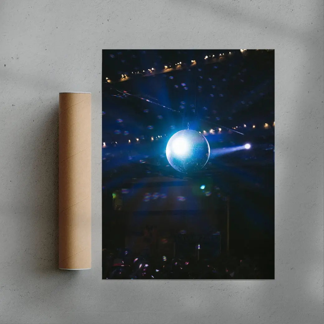 Night Fever contemporary wall art print by Peggy Voir - sold by DROOL