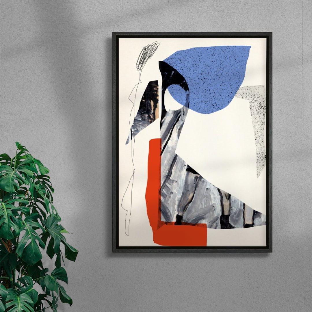BIRD I contemporary wall art print by Eamonn O'Boyle - sold by DROOL