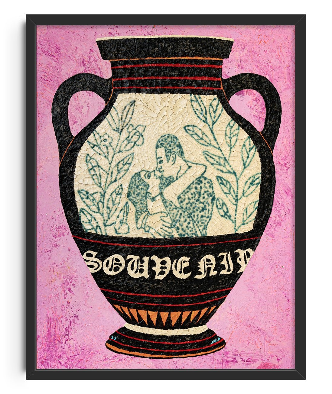 Pot 36 contemporary wall art print by Julien Jaca - sold by DROOL