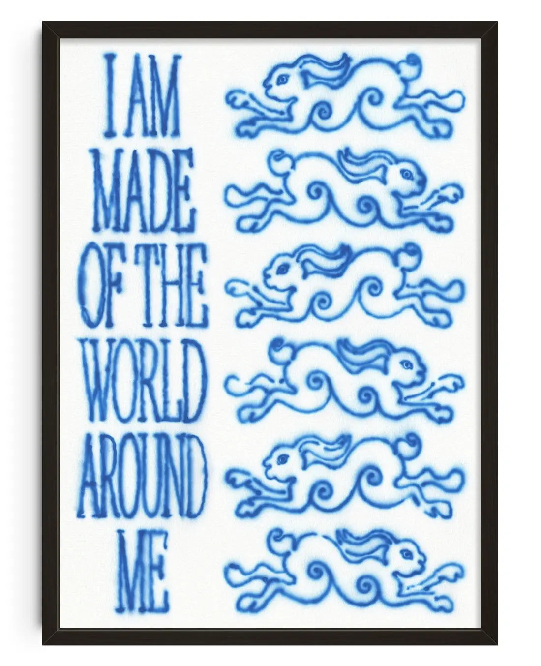 The World Around Me contemporary art print by Alexander Khabbazi - sold by DROOL
