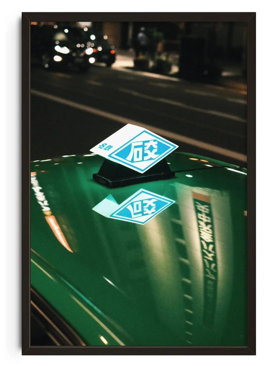 Japan Taxi 5 contemporary art print by Julian Zerressen - sold by DROOL