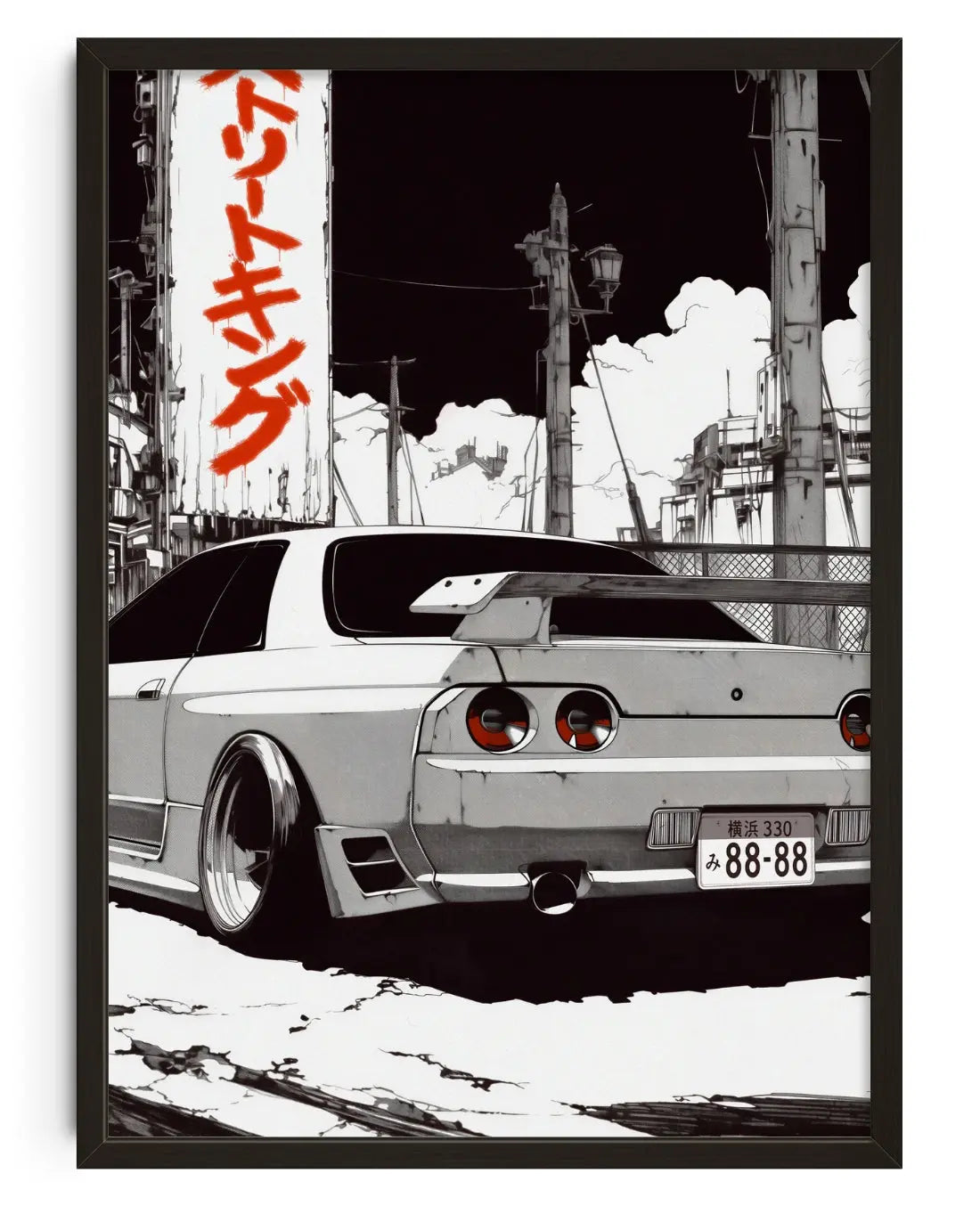 Street King contemporary art print by dolorsilentium - sold by DROOL