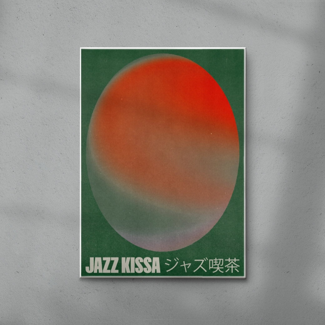 Jazz Kissa contemporary wall art print by Henry M. - sold by DROOL
