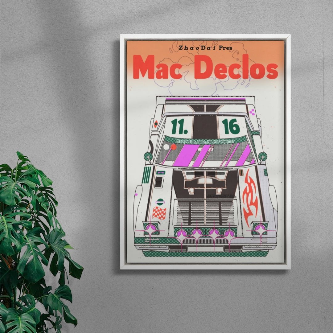 Zhao Dai pres. Mac Declos contemporary wall art print by MENSLIES - sold by DROOL
