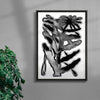 The Flower and the drops contemporary wall art print by Célestin Krier - sold by DROOL