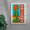 Arizona contemporary wall art print by Othman Zougam - sold by DROOL