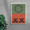 Autumn Equinox 1 contemporary wall art print by Imo Sinclair - sold by DROOL