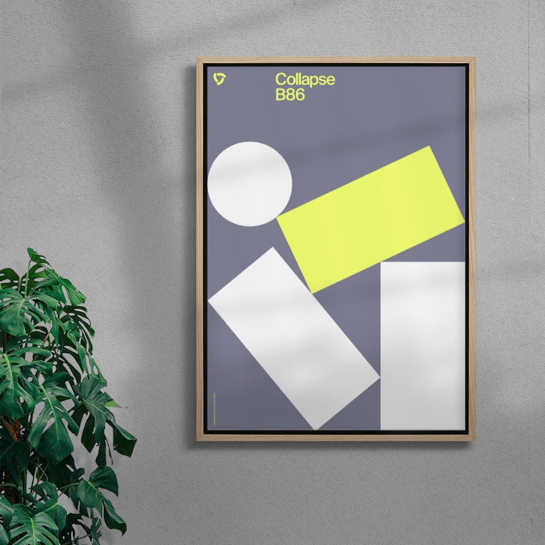 Collapse contemporary wall art print by Duane Dalton - sold by DROOL