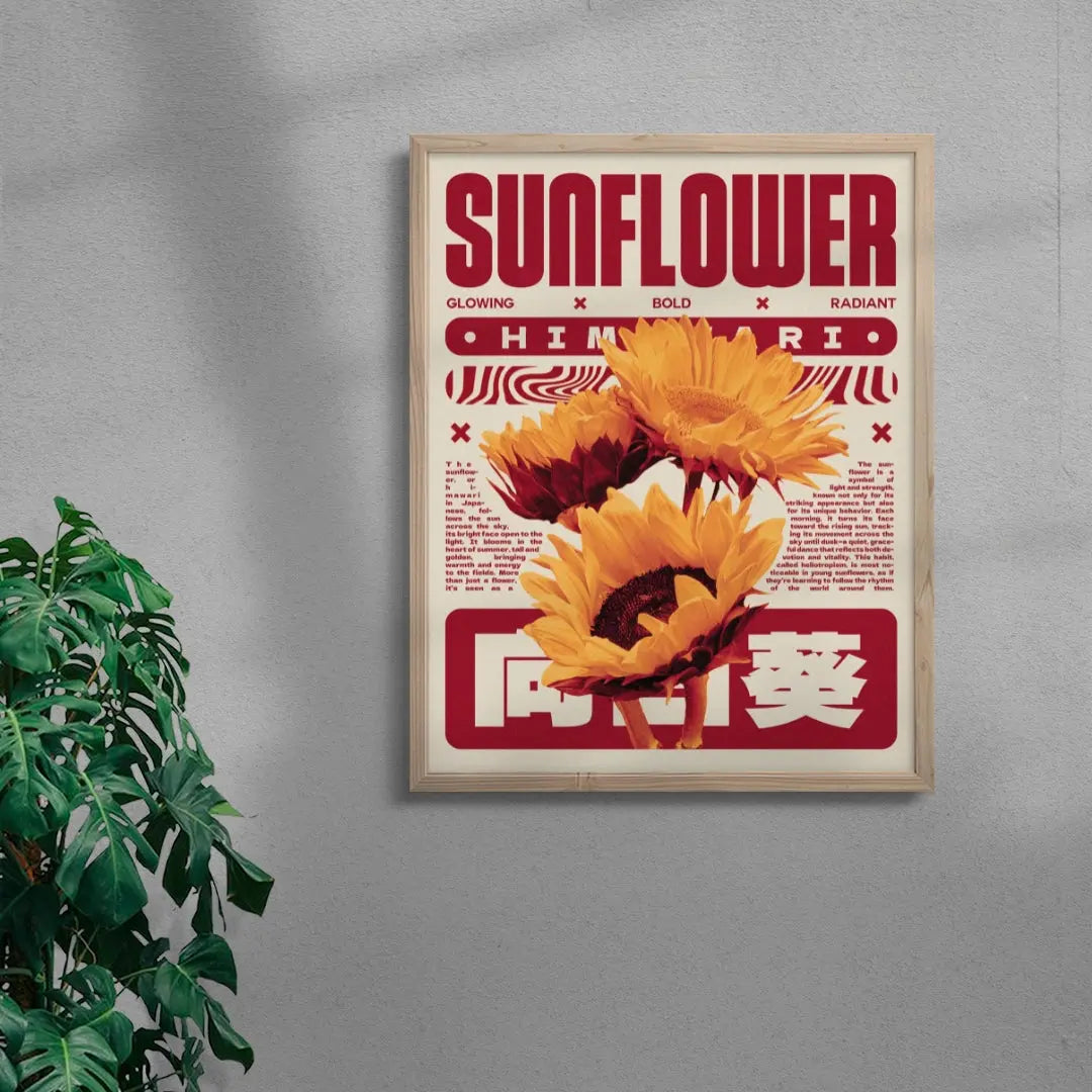 Sunflower poster design