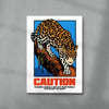 Roaming Animals contemporary wall art print by Othman Zougam - sold by DROOL