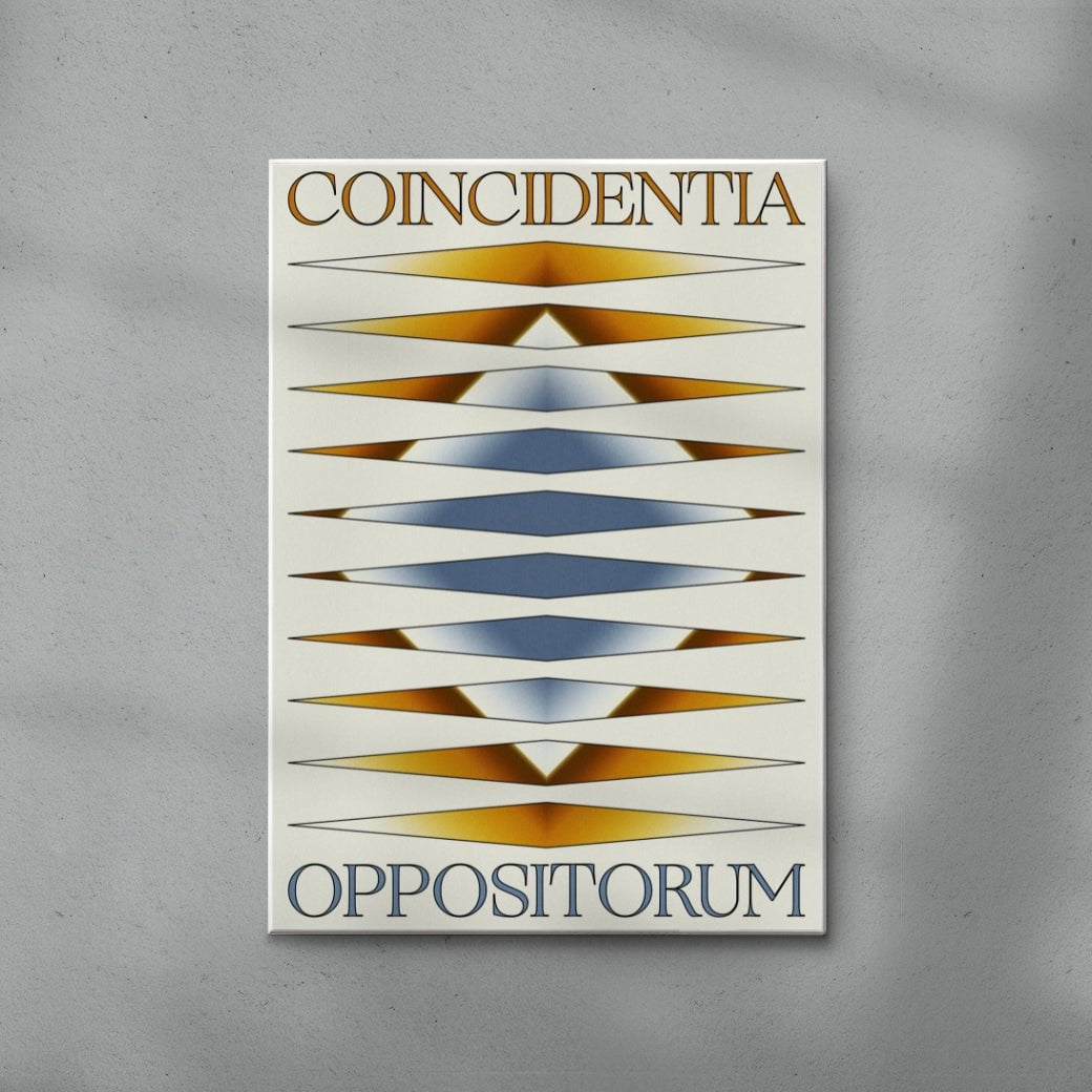 Unity of Opposites (Fig.1) contemporary wall art print by Utsav Verma - sold by DROOL