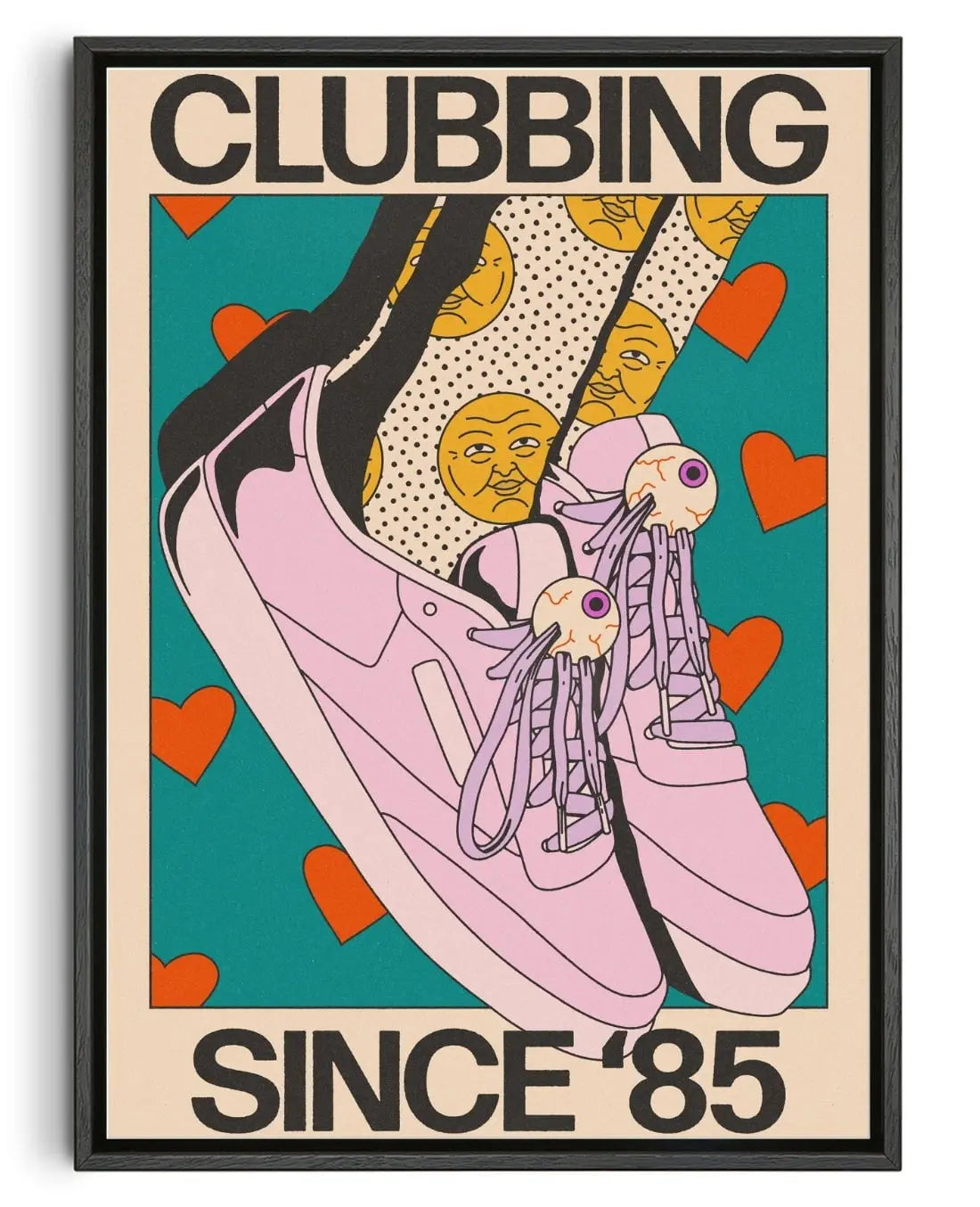 Clubbing Since '85 contemporary wall art print by Azaazelus - sold by DROOL