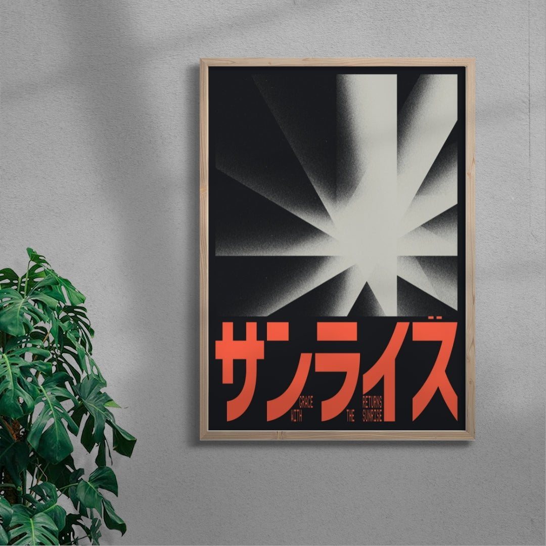 SANRAIZU contemporary wall art print by Xtian Miller - sold by DROOL