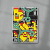 Structures & Bricks contemporary wall art print by Naia Escribano - sold by DROOL